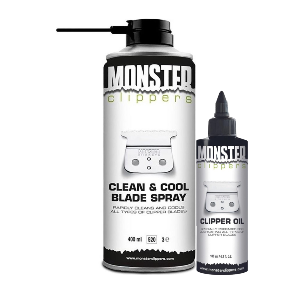 Monster Clippers Care Pack Tondeuse Olie + Clean and Cool Spray