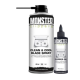 Monster Clippers Care Pack Tondeuse Olie + Clean and Cool Spray