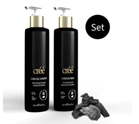 Créé  Charcoal Shampoo + Masker 250ml Set Créé  Charcoal Shampoo + Masker 250ml Set