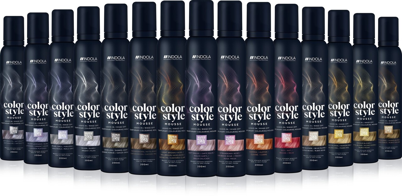 Indola Color Style Mousse 200ml - NEW! Indola Color Style Mousse 200ml - NEW!
