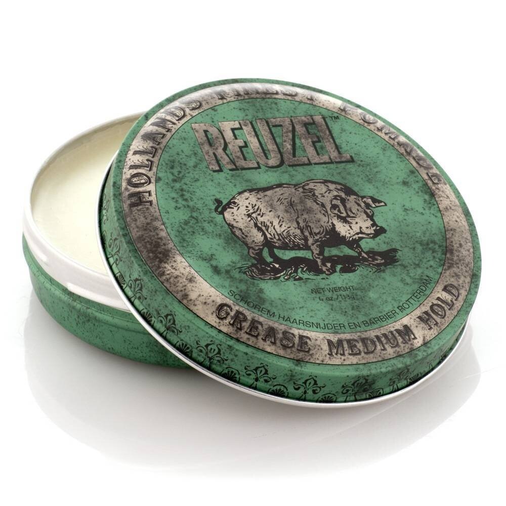 Reuzel Pomade Green Medium Hold 113 gram Reuzel Pomade Green Medium Hold 113 gram