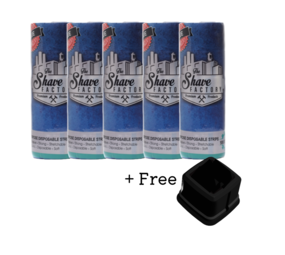 The Shave Factory Nekpapier WIT 5 Staven + Gratis Dispenser The Shave Factory Nekpapier WIT 5 Staven + Gratis Dispenser