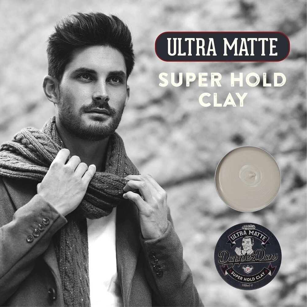 Dapper Dan Ultra Matte Super Hold Clay 100ml Dapper Dan Ultra Matte Super Hold Clay 100ml