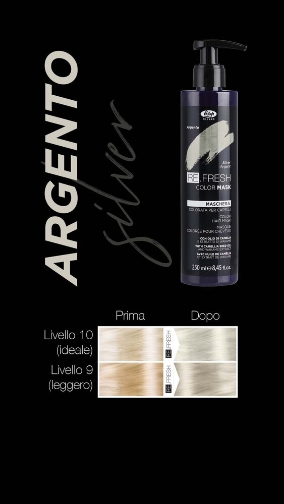 Lisap Re.Fresh Color Mask 250ml - SILVER