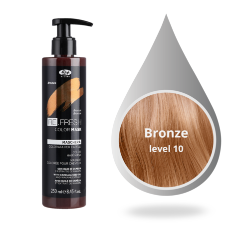 Lisap Re.Fresh Color Mask 250ml - BRONZE Lisap Re.Fresh Color Mask 250ml - BRONZE