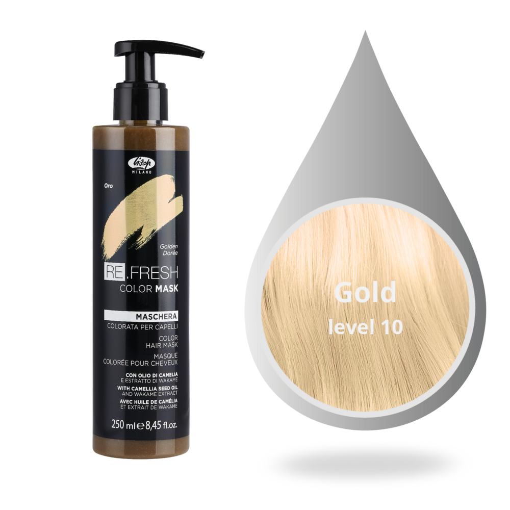 Lisap Re.Fresh Color Mask 250ml - GOLD Lisap Re.Fresh Color Mask 250ml - GOLD
