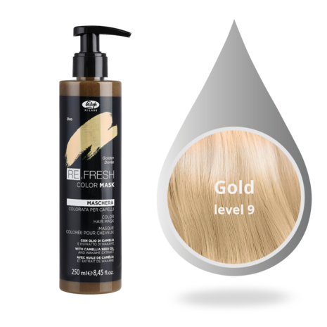 Lisap Re.Fresh Color Mask 250ml - GOLD Lisap Re.Fresh Color Mask 250ml - GOLD