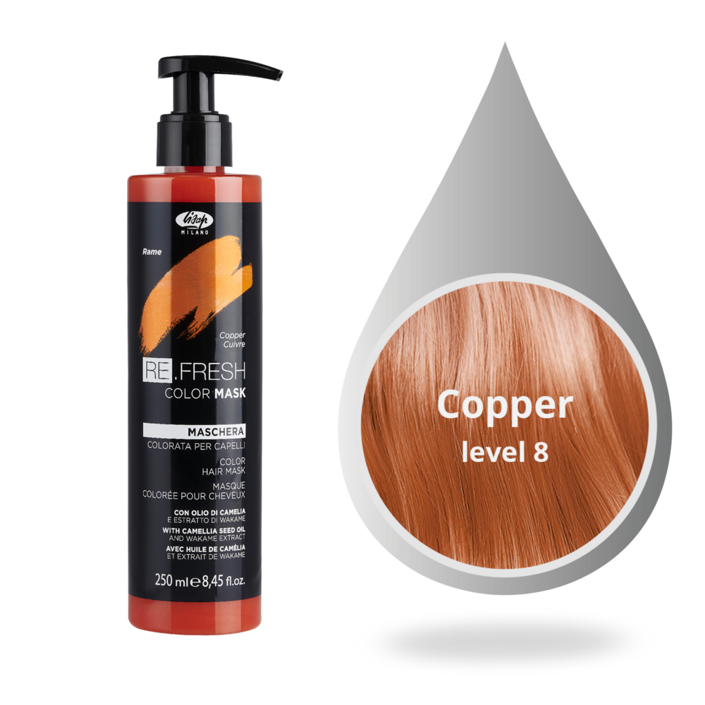 Lisap Re.Fresh Color Mask 250ml - COPPER Lisap Re.Fresh Color Mask 250ml - COPPER