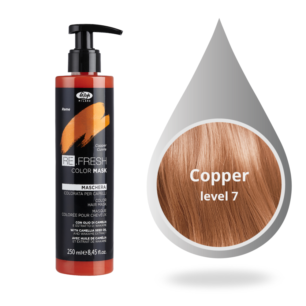 Lisap Re.Fresh Color Mask 250ml - COPPER Lisap Re.Fresh Color Mask 250ml - COPPER
