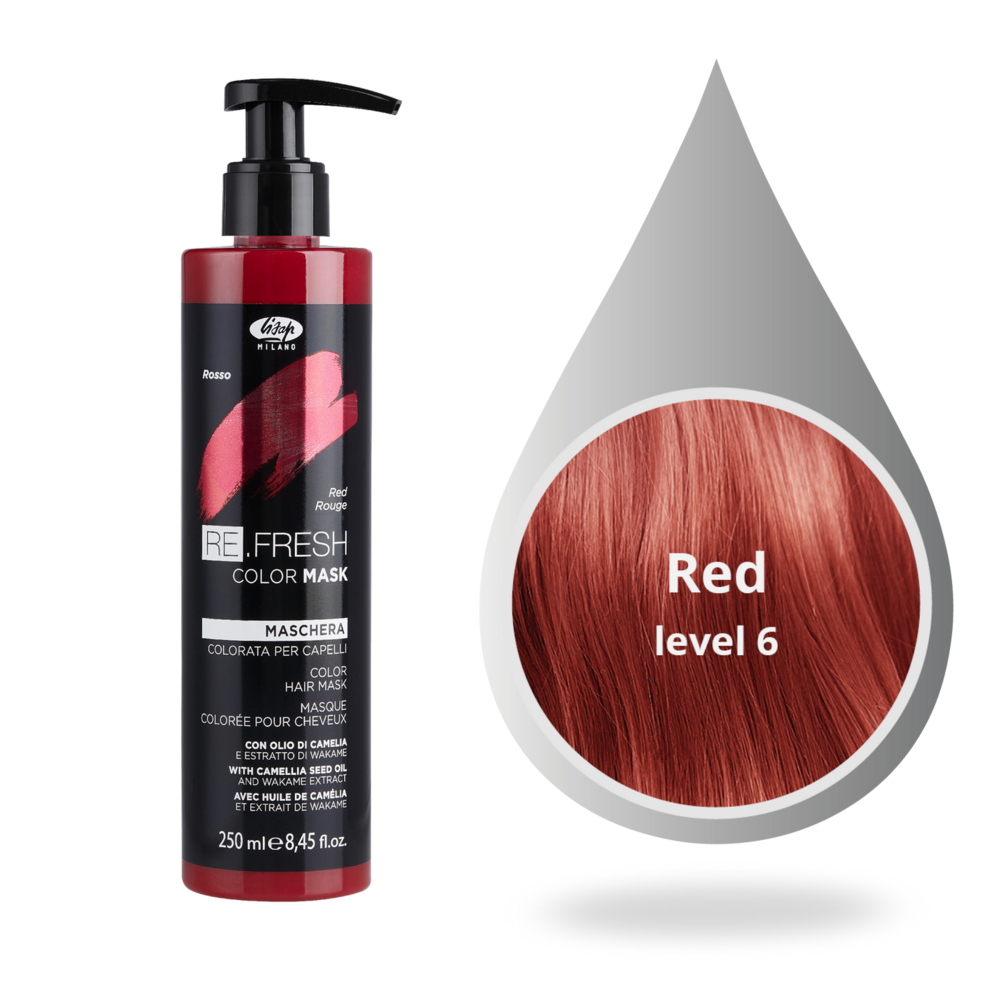 Lisap Re.Fresh Color Mask 250ml - RED Lisap Re.Fresh Color Mask 250ml - RED