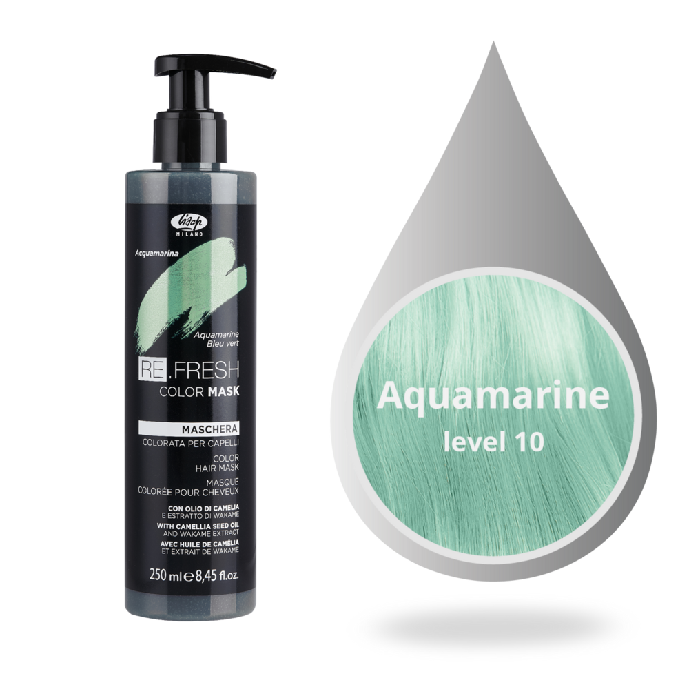 Lisap Re.Fresh Color Mask 250ml - AQUAMARINE Lisap Re.Fresh Color Mask 250ml - AQUAMARINE