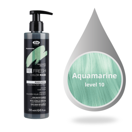 Lisap Re.Fresh Color Mask 250ml - AQUAMARINE Lisap Re.Fresh Color Mask 250ml - AQUAMARINE