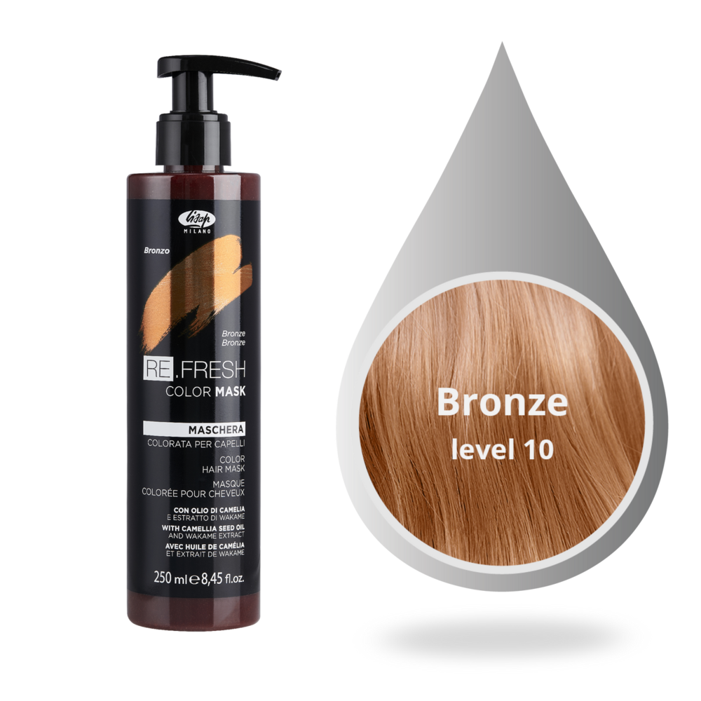 Lisap Re.Fresh Color Mask 250ml - BRONZE Lisap Re.Fresh Color Mask 250ml - BRONZE