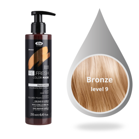 Lisap Re.Fresh Color Mask 250ml - BRONZE Lisap Re.Fresh Color Mask 250ml - BRONZE