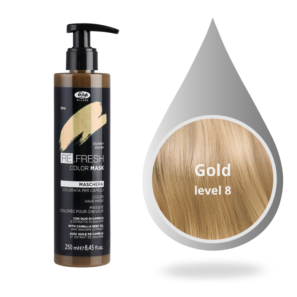Lisap Re.Fresh Color Mask 250ml - GOLD Lisap Re.Fresh Color Mask 250ml - GOLD