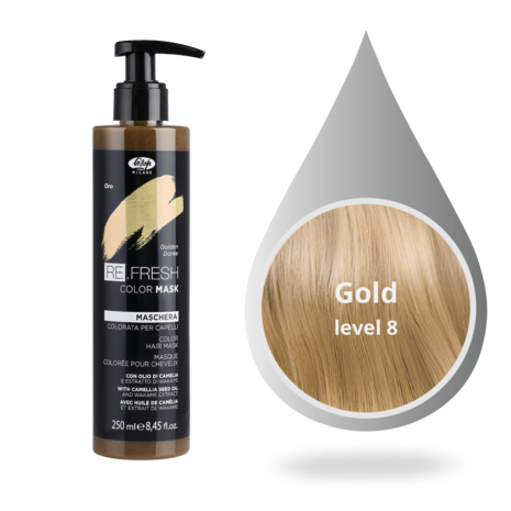 Lisap Re.Fresh Color Mask 250ml - GOLD Lisap Re.Fresh Color Mask 250ml - GOLD