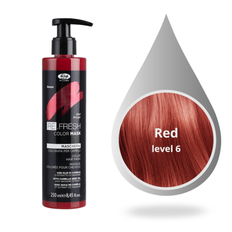 Lisap Re.Fresh Color Mask 250ml - RED Lisap Re.Fresh Color Mask 250ml - RED