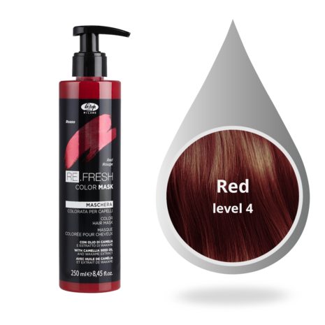 Lisap Re.Fresh Color Mask 250ml - RED Lisap Re.Fresh Color Mask 250ml - RED
