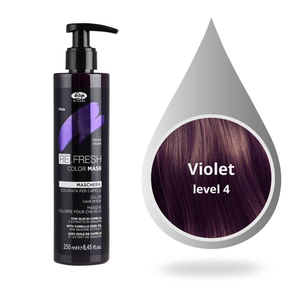 Lisap Re.Fresh Color Mask 250ml - VIOLET Lisap Re.Fresh Color Mask 250ml - VIOLET