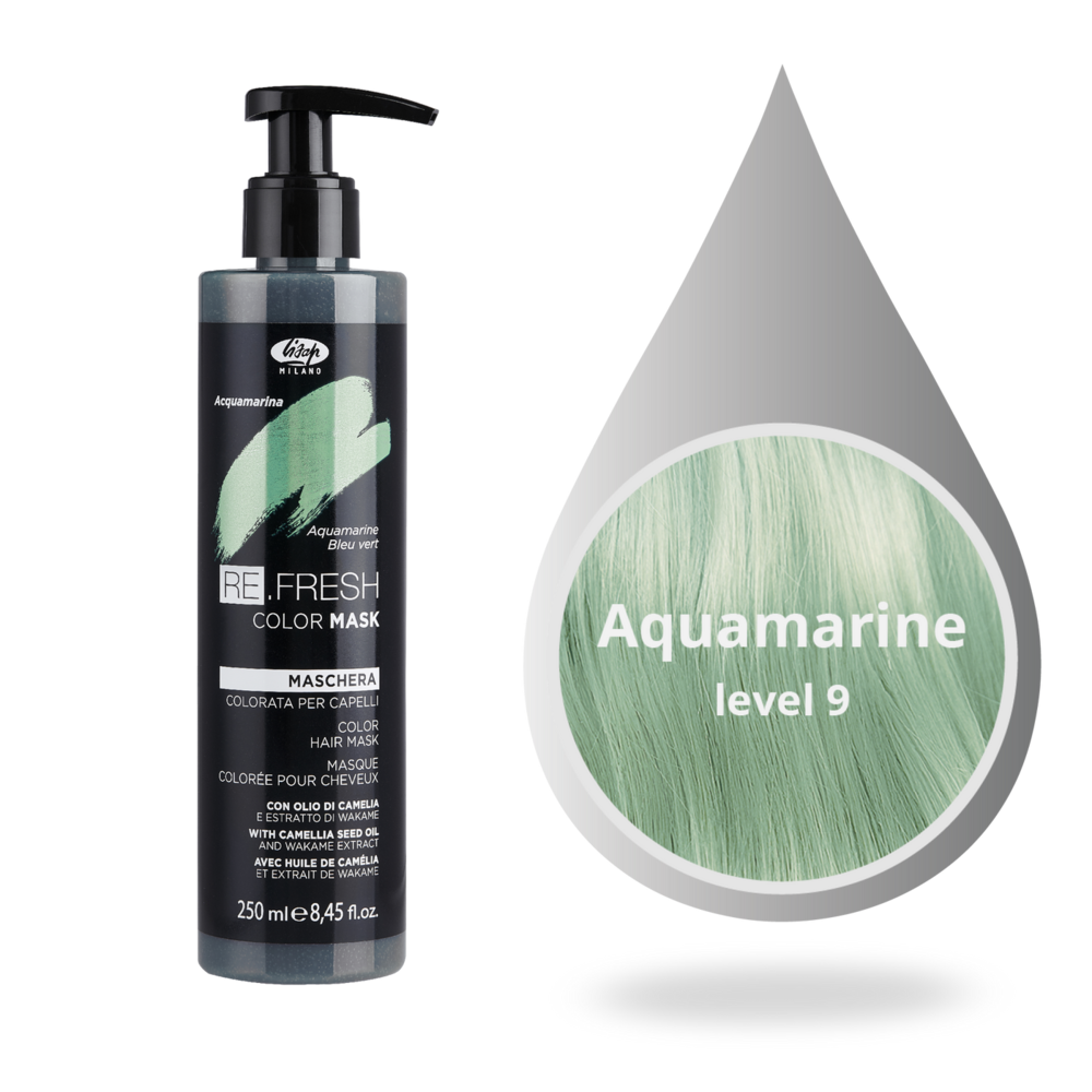 Lisap Re.Fresh Color Mask 250ml - AQUAMARINE Lisap Re.Fresh Color Mask 250ml - AQUAMARINE