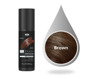 Lisap Re.Touch Root Concealer 75ml - BROWN Lisap Re.Touch Root Concealer 75ml - BROWN