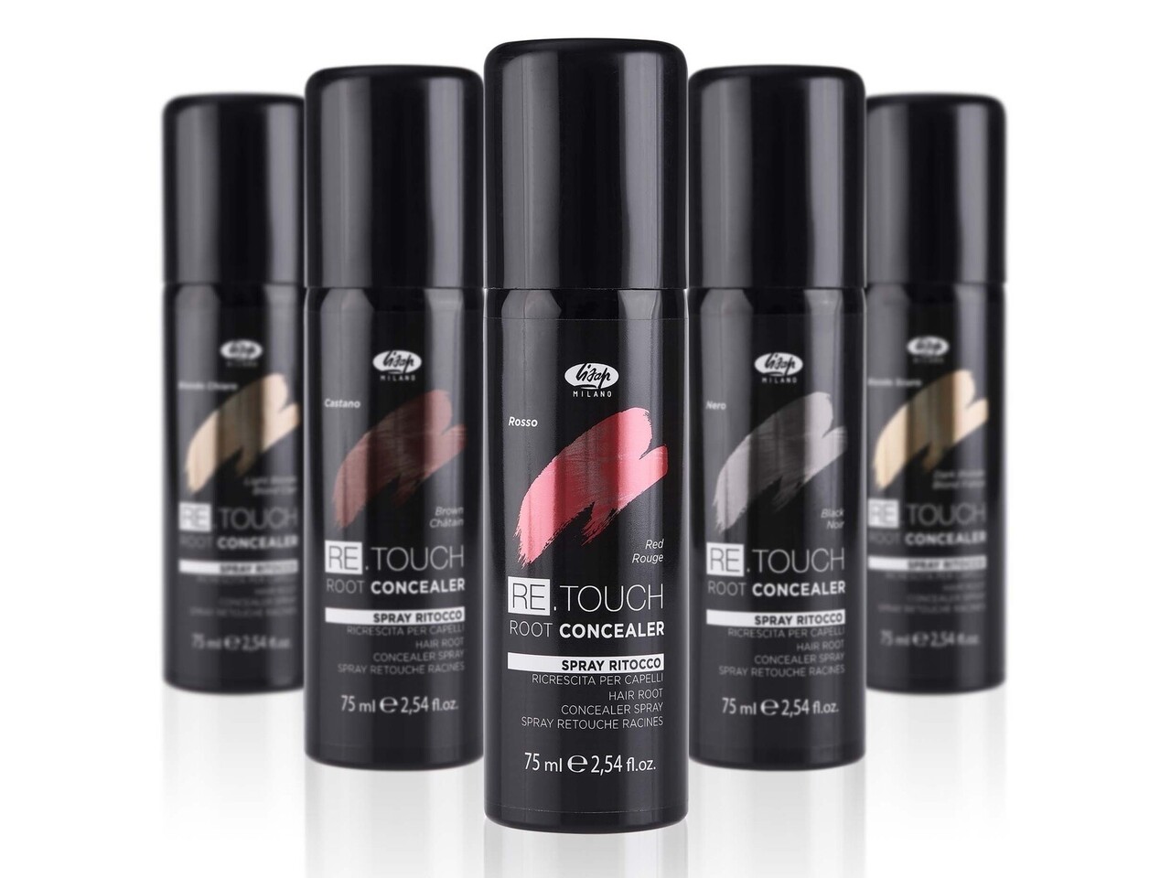 Lisap Re.Touch Root Concealer 75ml - RED Lisap Re.Touch Root Concealer 75ml - RED