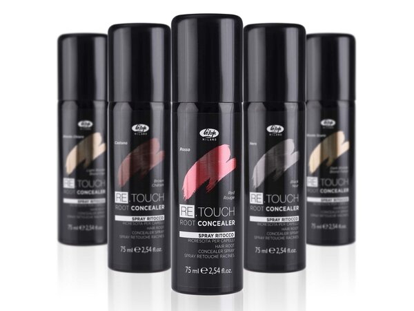 Lisap Re.Touch Root Concealer 75ml - BLACK Lisap Re.Touch Root Concealer 75ml - BLACK