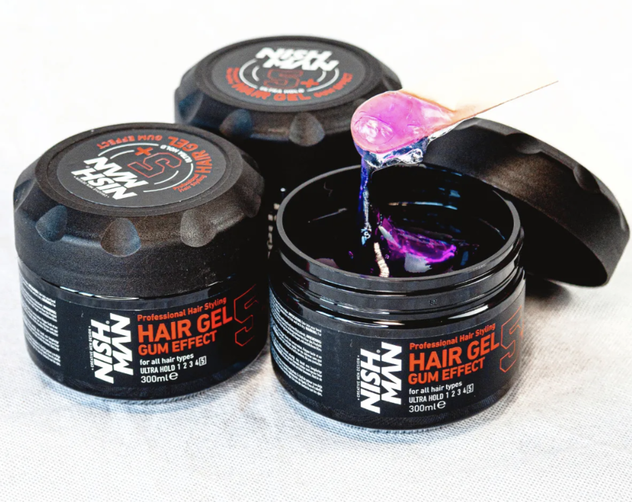 Nish Man Nish Man Hair Gel Gum Effect 5+ 750ML Nish Man Nish Man Hair Gel Gum Effect 5+ 750ML