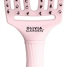 Olivia Garden Finger Brush PASTEL PINK- Medium