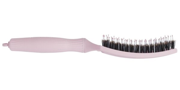 Olivia Garden Finger Brush PASTEL PINK- Medium