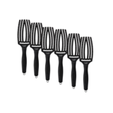 Olivia Garden Finger Brush Black Combo Medium - 6 Stuks Olivia Garden Finger Brush Black Combo Medium - 6 Stuks