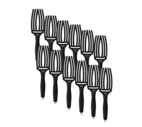 Olivia Garden Finger Brush Black Medium - 12 Stuks