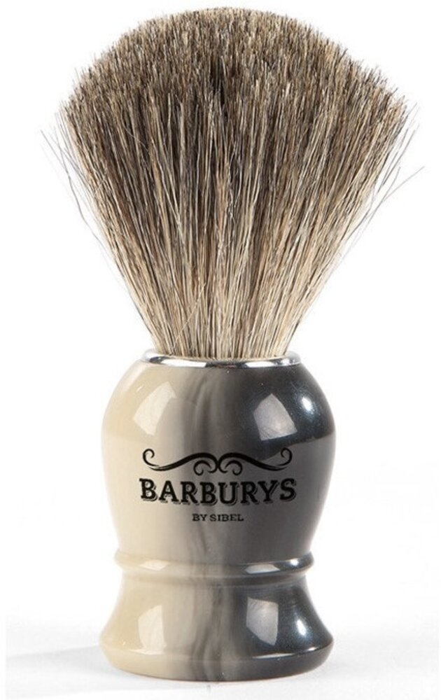 Barburys Shaving Brush Grey Horn Barburys Shaving Brush Grey Horn