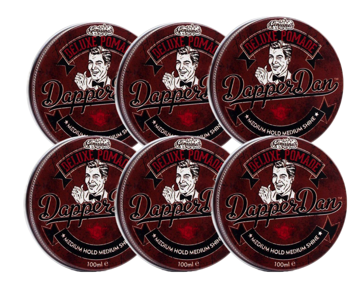 Dapper Dan Deluxe Pomade 100ml - 6 Stuks