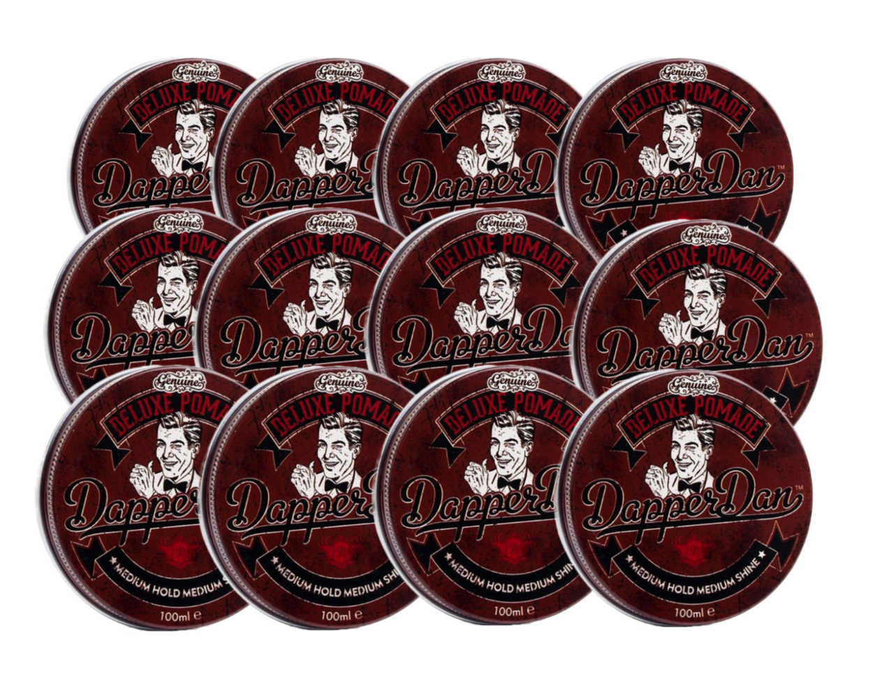 Dapper Dan Deluxe Pomade 100ml - 12 Stuks Dapper Dan Deluxe Pomade 100ml - 12 Stuks