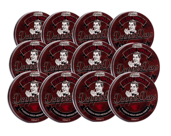 Dapper Dan Deluxe Pomade 100ml - 12 Stuks Dapper Dan Deluxe Pomade 100ml - 12 Stuks