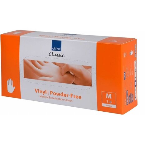 Abena Handschoenen Vinyl Maat M Poedervrij - 10 Pack Abena Handschoenen Vinyl Maat M Poedervrij - 10 Pack
