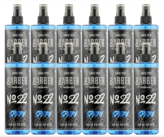 Marmara Barber GRAFFITI Series Spray Cologne 400ml no 22  - 12 STUKS