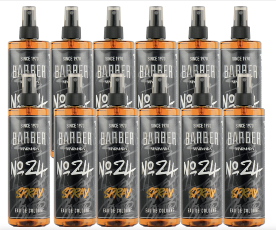 Marmara Barber GRAFFITI Series Spray Cologne 400ml no 24  - 12 STUKS Marmara Barber GRAFFITI Series Spray Cologne 400ml no 24  - 12 STUKS