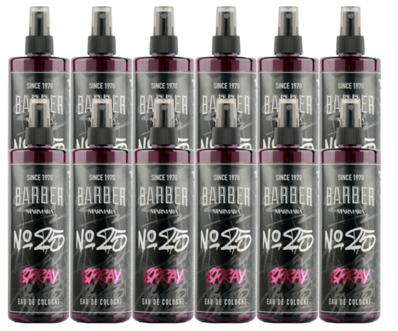 Marmara Barber GRAFFITI Series Spray Cologne 400ml no 25  - 12 STUKS