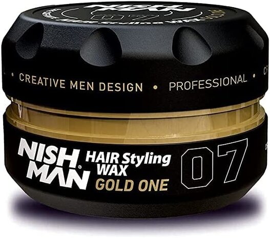 Nish Man Wax Gold One 07 - 150ML - 12 STUKS Nish Man Wax Gold One 07 - 150ML - 12 STUKS