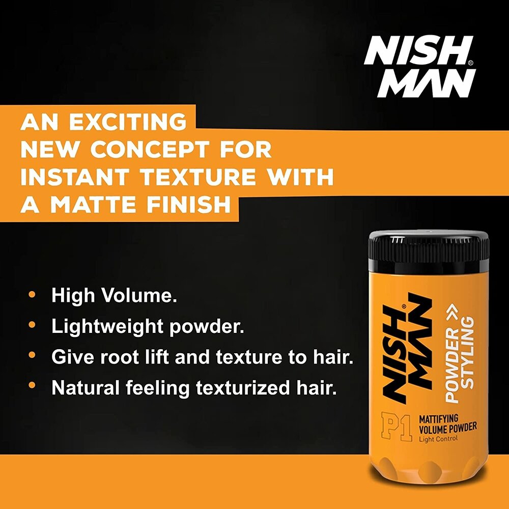Nish Man P1 Styling Powder LIGHT CONTROL - 20g
