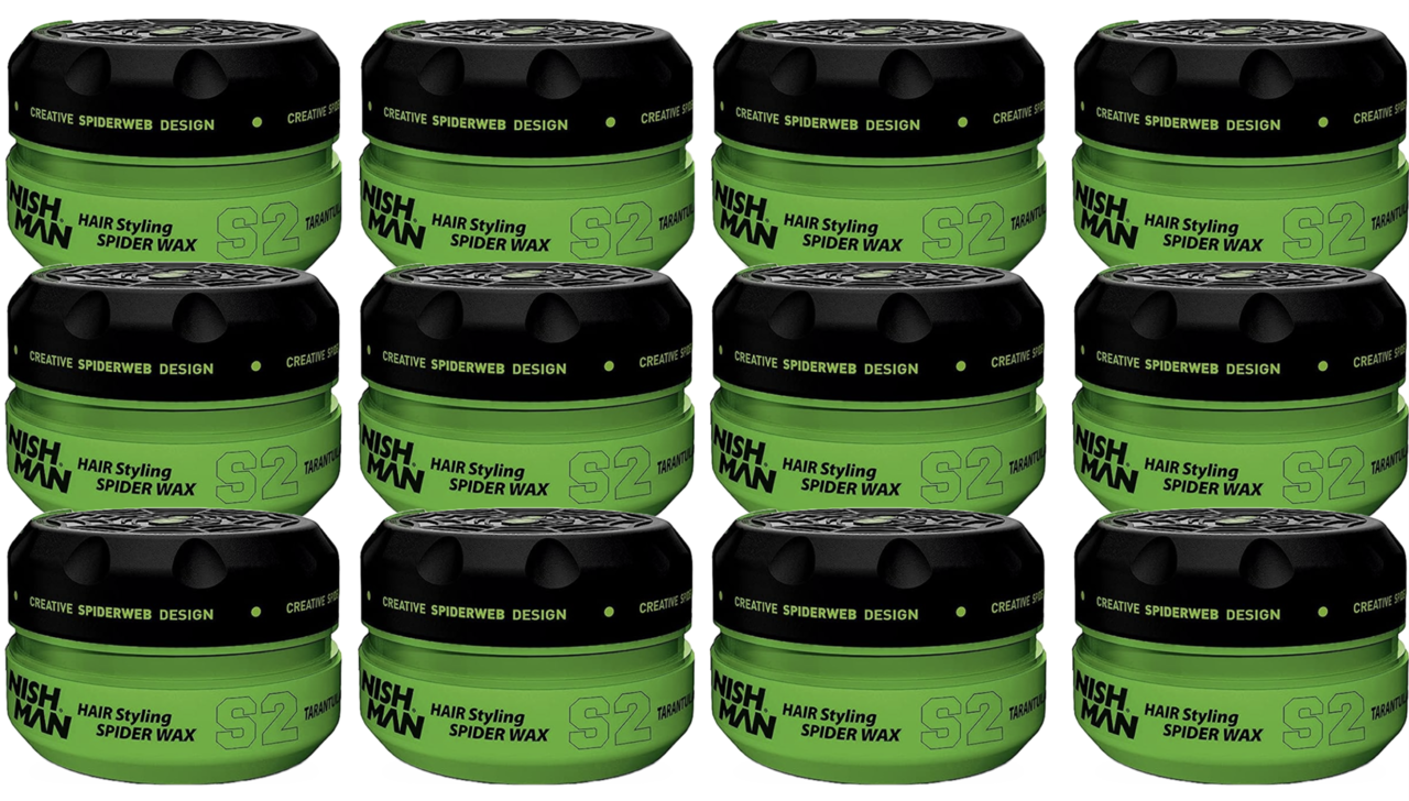 Nish Man S2 Spider Wax 150ml Tarantula - 12 STUKS Nish Man S2 Spider Wax 150ml Tarantula - 12 STUKS