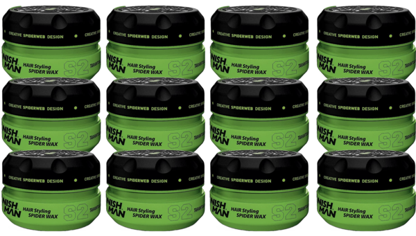 Nish Man S2 Spider Wax 150ml Tarantula - 12 STUKS Nish Man S2 Spider Wax 150ml Tarantula - 12 STUKS