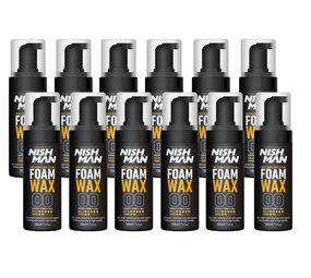 Nish Man Foam Wax 150ml - 12 STUKS