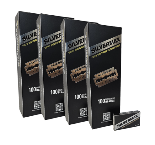 Silvermax Platinum DOUBLE EDGE Blades 4 x 100 STUKS