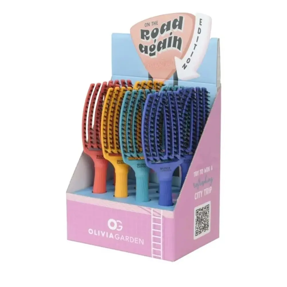 Olivia Garden Fingerbrush On The Road Again Display Olivia Garden Fingerbrush On The Road Again Display