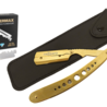 Razzaro Straight Razor Gold + 100 Silvermax Scheermesjes Razzaro Straight Razor Gold + 100 Silvermax Scheermesjes