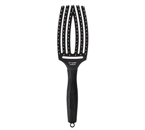 Olivia Garden Finger Brush Black Medium Olivia Garden Finger Brush Black Medium