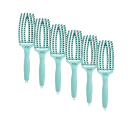 Olivia Garden Finger Brush Mint Medium - 6 Stuks